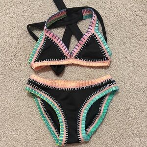 Colorful Kids Swim Bikini